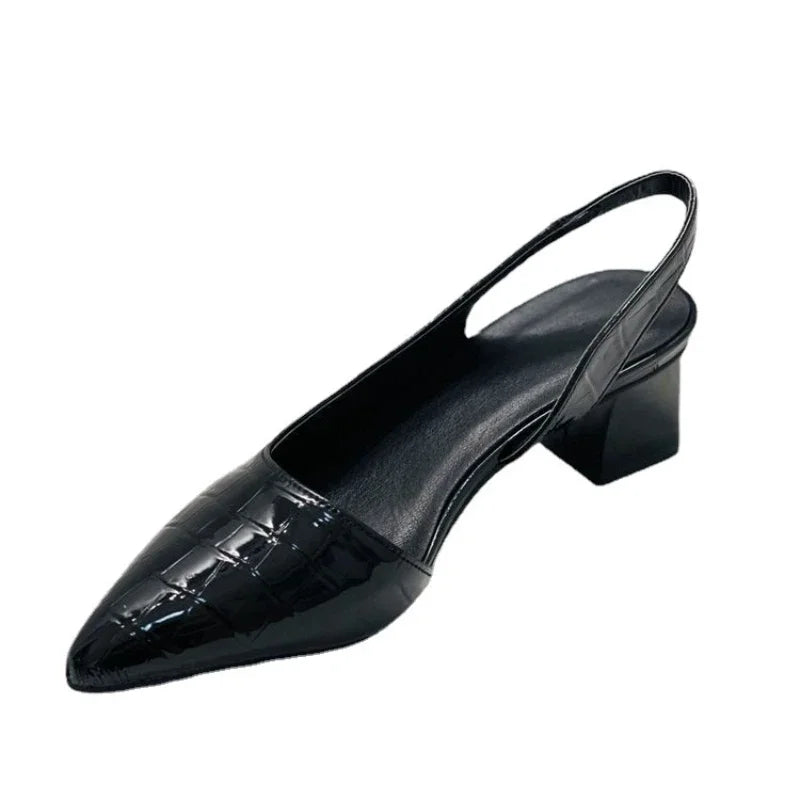 Yola - Kroko Design Orthopädische Elegante Bequeme Pumps