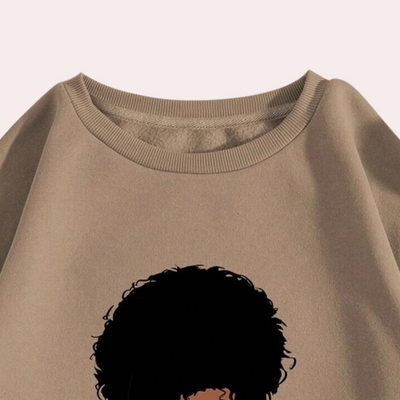 Stylischer Oversize-Sweater | Modernes Print-Design | Lässiger Look