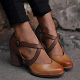 Antonela - Elegante Damenschuhe mit hohen Absätzen in Braun