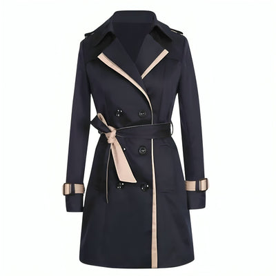 Damen Elegante Trenchcoat mit Gürtel | Lässig
