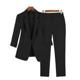 Zweiteiliges Blazer-Set - Sophie in Schwarz