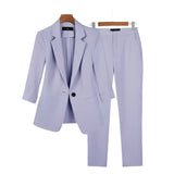 Zweiteiliges Blazer-Set - Sophie in Lila