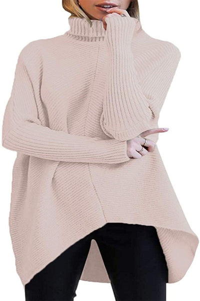 Oversize-Strickpullover | Asymmetrischer Schnitt | Müheloser Stil