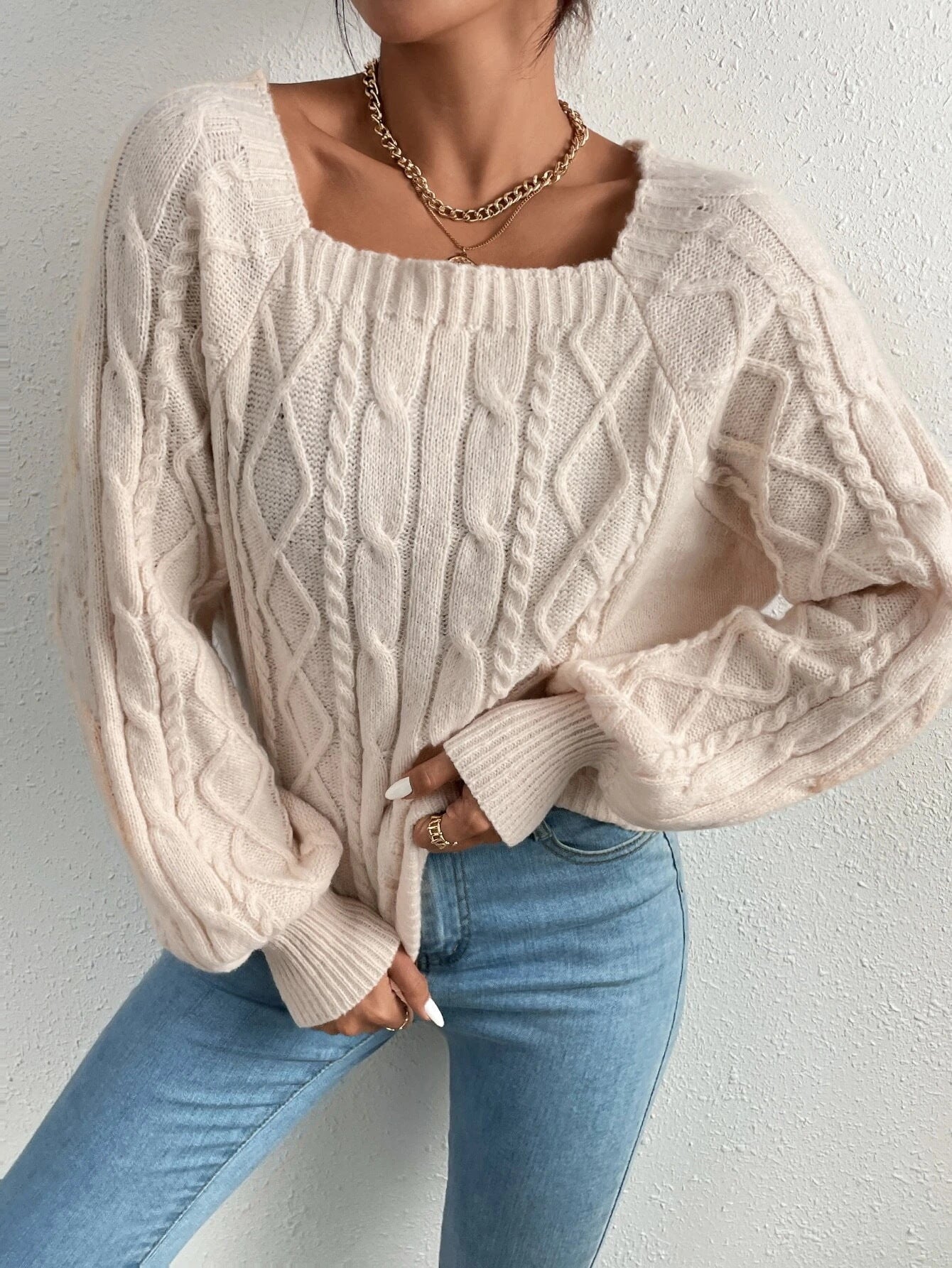 Strickpullover mit Karomuster | Eleganz und Komfort | Modische Vielseitigkeit