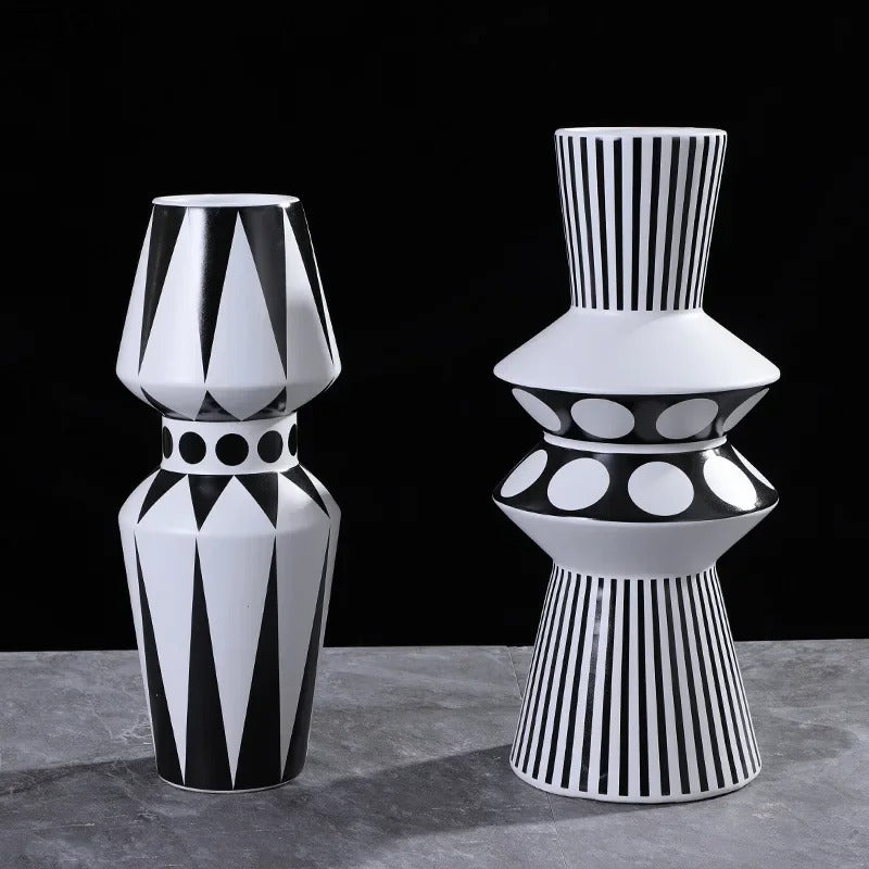 Moderne geometrische Vase