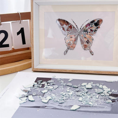 DIY™ | Schmetterling Gebrochener Spiegel Fotorahmen
