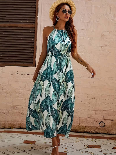 Nova - Ärmelloses Midi Kleid mit Schlitz