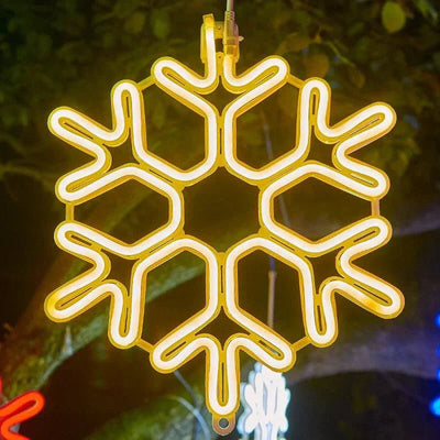 FrostLume Schneeflocken LED Lichterkette
