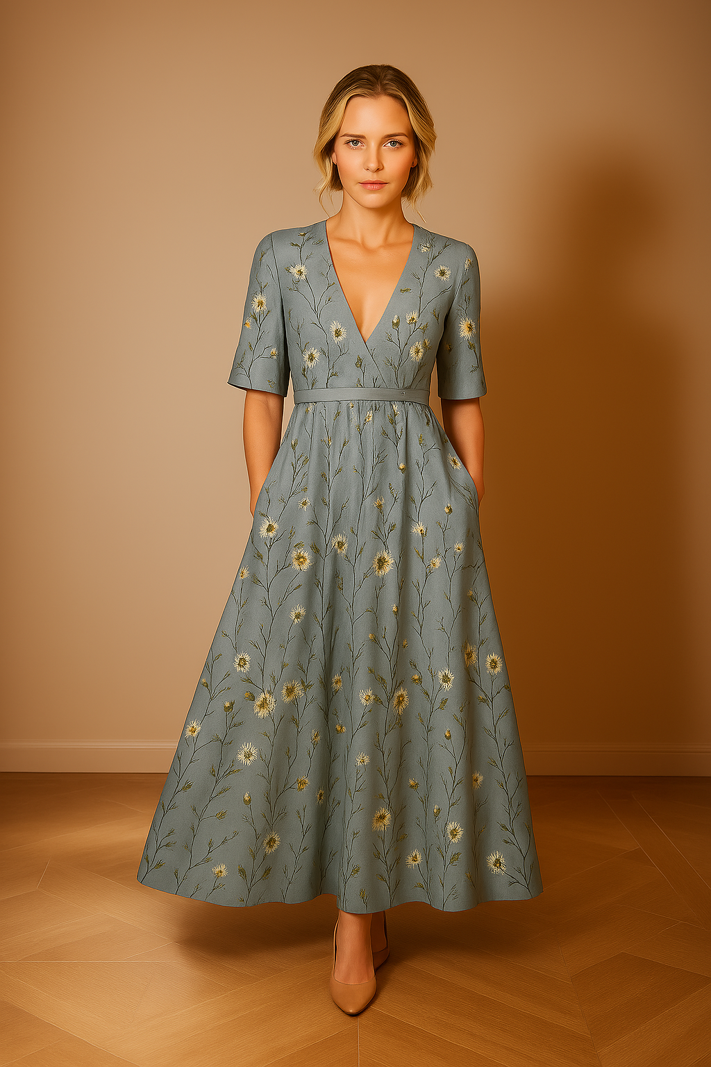 Helene | Kleid mit Blumenprint