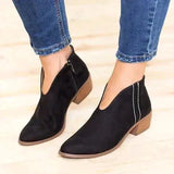 Stilvolle Damen Stiefeletten - Eveline in Schwarz