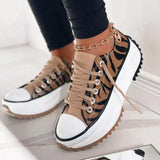 Dorothy – Modische Damen Plateau-Sneaker in Tiger