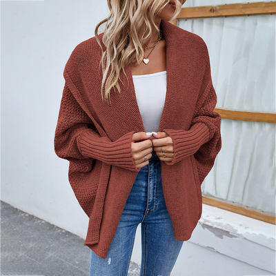 Atmungsaktive, lockere Strickjacke - Erika