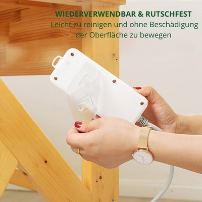 StickEase™ | Double-sided adhesive wall hooks (5/10/20 sets)