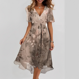 Miya - Damenkleid - ideal für heiße Tage in Beige