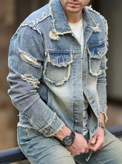 Harrison - Slim-Fit-Denim-Jacke für Männer