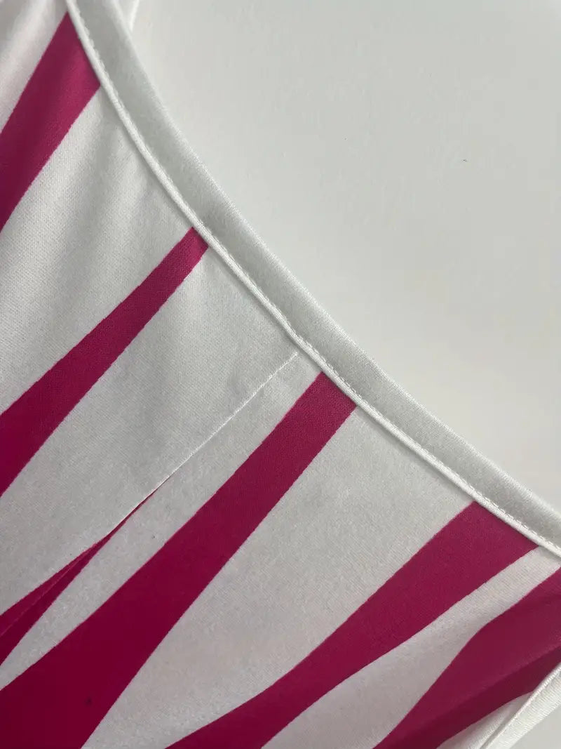 Jana - Fließendes Maxikleid mit Abstraktem Print