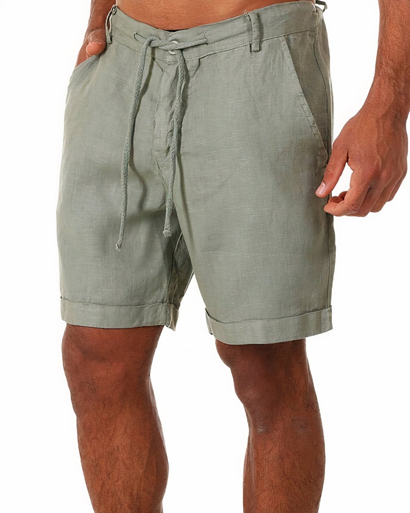 Basic-Shorts aus Leinen für Männer - Marek