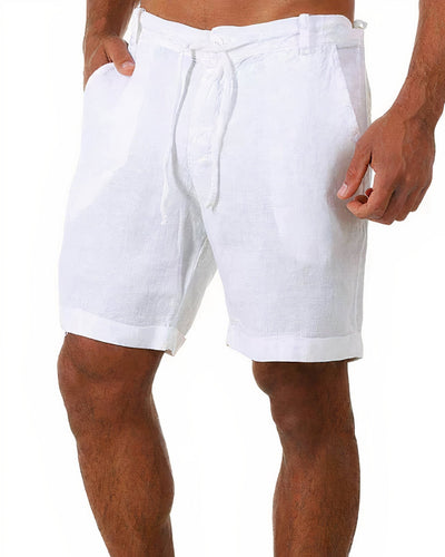 Basic-Shorts aus Leinen für Männer - Marek
