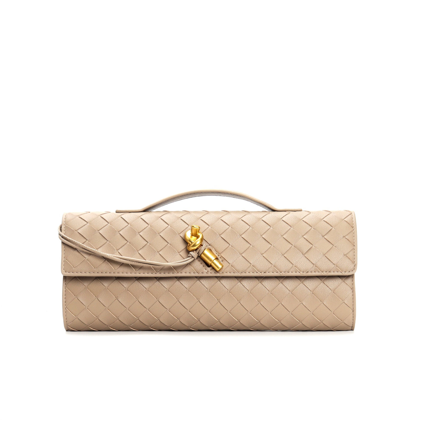 Geflochtene Damen Clutch aus Echtleder – Elegant & Vielseitig