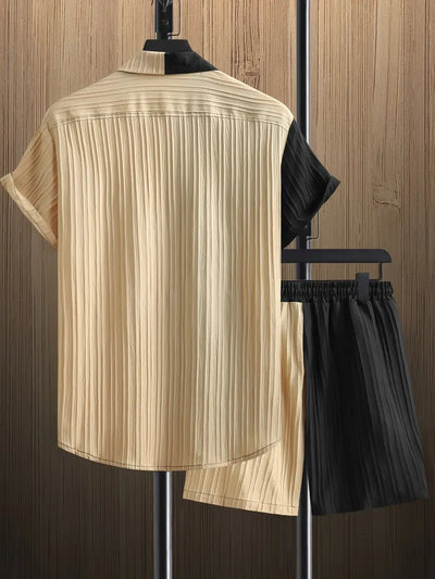 Oscar - Sommer-Outfit-Set im Farbblockdesign für Herren