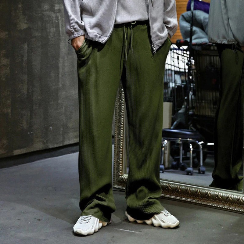 Bequeme gerippte Sommerhosen - Edwardo