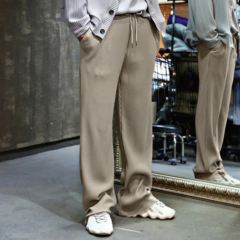 Bequeme gerippte Sommerhosen - Edwardo