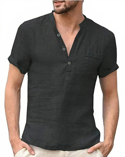 Bequemes Leinenhemd für Männer  - Gustavo