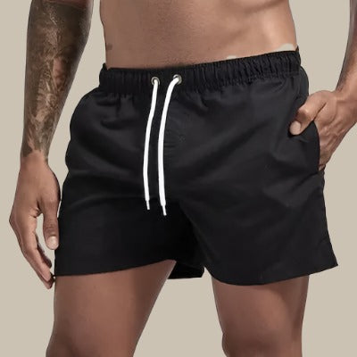 Tauch | Badeshorts Herren Schnelltrocknend mit Elastischem Bund