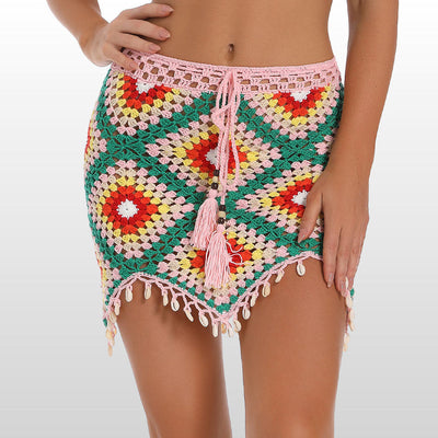 Tyra - Gehäkelter Strick-Bralette und Rock in zwei Teilen