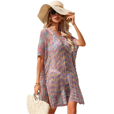 Kiara - Häkelte Spitzenstoff Strand Mini Überzug