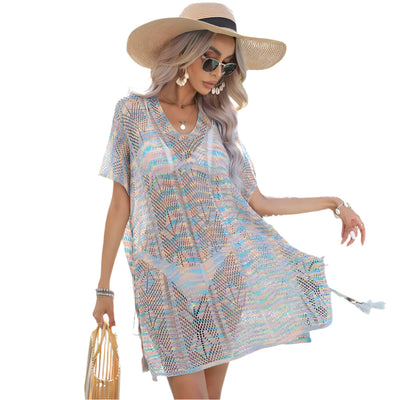 Kiara - Häkelte Spitzenstoff Strand Mini Überzug