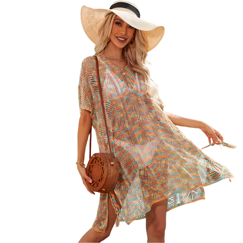 Kiara - Häkelte Spitzenstoff Strand Mini Überzug