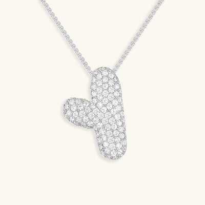 LunaBubble Initial-Halskette mit Diamantoptik – Persönliches Geschenk zum Muttertag