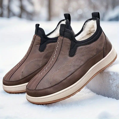 Fabiola - Winterliche, warme, mit Fleece gefütterte Herrenschuhe