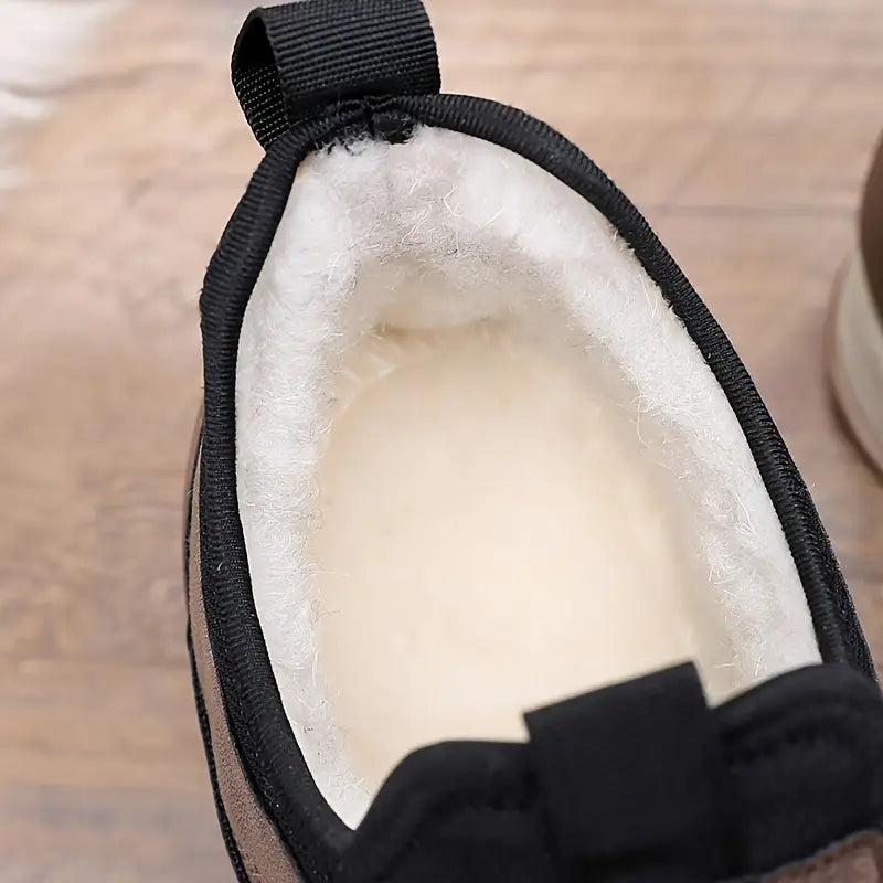 Fabiola - Winterliche, warme, mit Fleece gefütterte Herrenschuhe