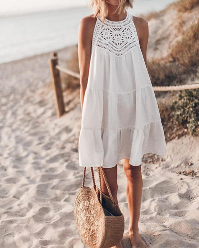 Elle - Sommerkleid mit Häkelakzent Damen