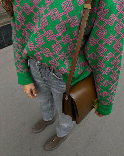 Geometrisches Muster für modernen Stil | Zeitlose Silhouette | Bequemer Tragekomfort