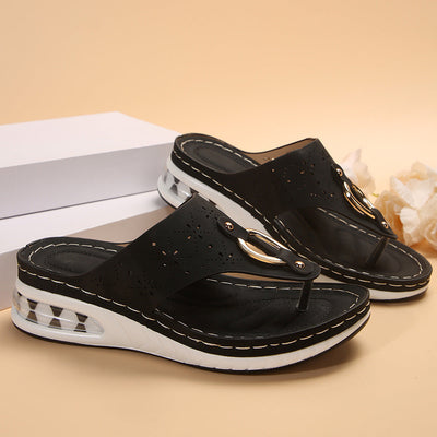 Avelena | Air Cushion Zehentrenner mit Metall Schnalle