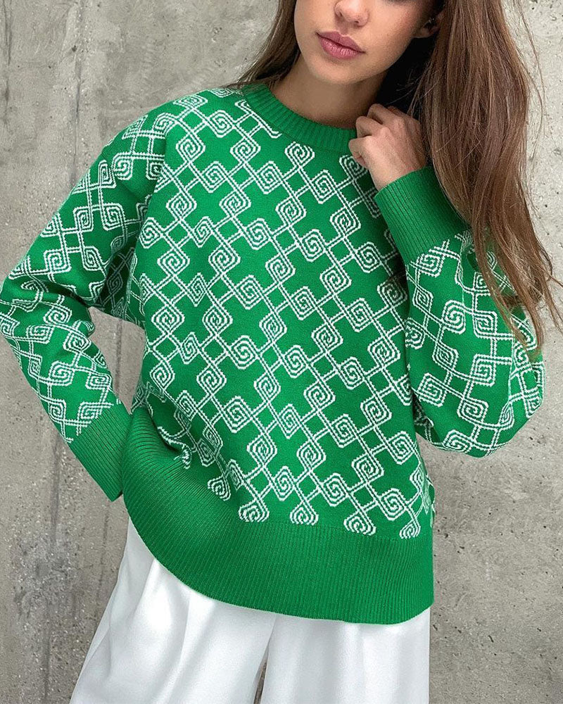 Geometrisches Muster für modernen Stil | Zeitlose Silhouette | Bequemer Tragekomfort