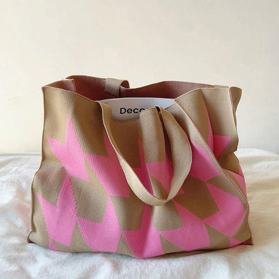 Unisex Shopper Tasche Canvas Strukturierter Look Lässig
