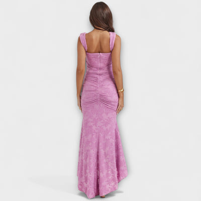 Renske - Langes Kleid mit Eleganten und Raffinierten Korsett