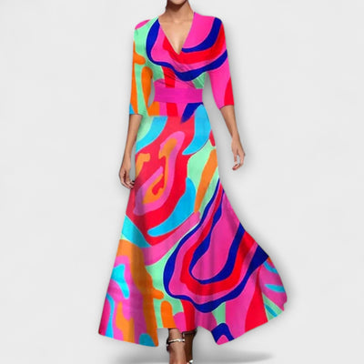 Alma - Elegantes Mouw Design Damenkleid