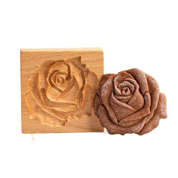 CarveBake™ | Keksform mit Holzgravurprägung, Form für Kekse