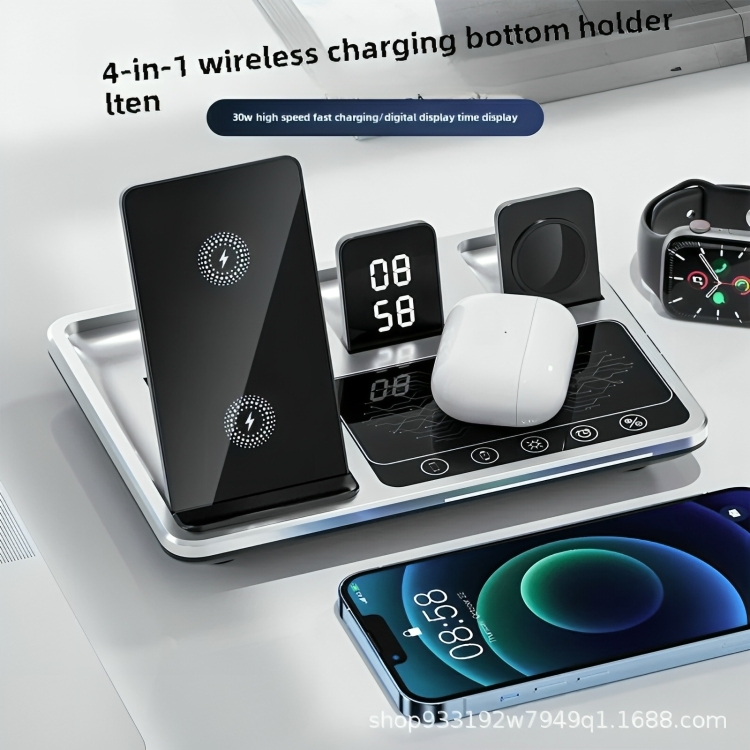 MultiCharge™ | Multifunktionales kabelloses 4-in-1-Ladegerät