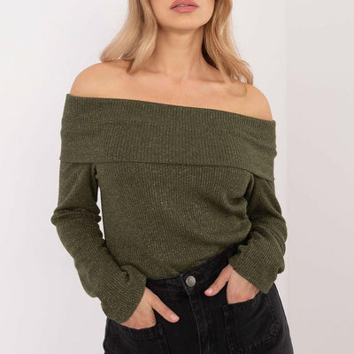 Schulterfreier Pullover | Femininer Chic | Elegante Lässigkeit