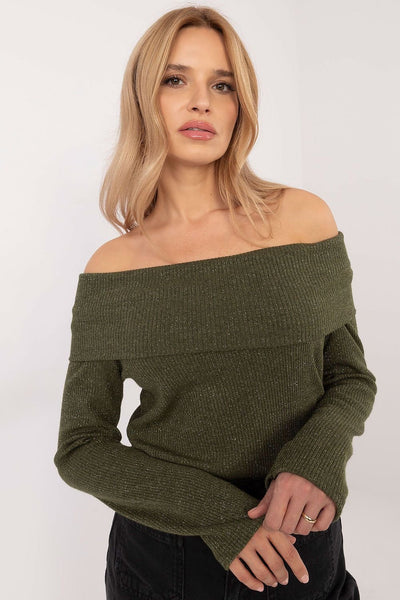 Schulterfreier Pullover | Femininer Chic | Elegante Lässigkeit