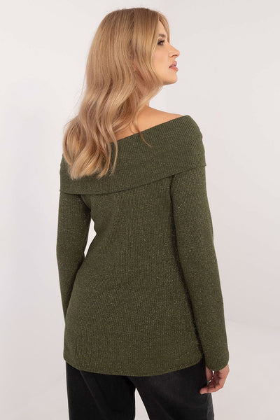 Schulterfreier Pullover | Femininer Chic | Elegante Lässigkeit