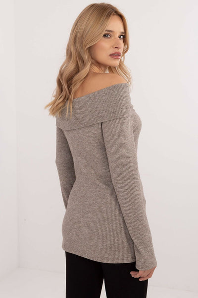 Schulterfreier Pullover | Femininer Chic | Elegante Lässigkeit