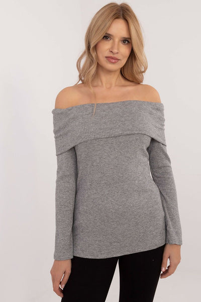 Schulterfreier Pullover | Femininer Chic | Elegante Lässigkeit