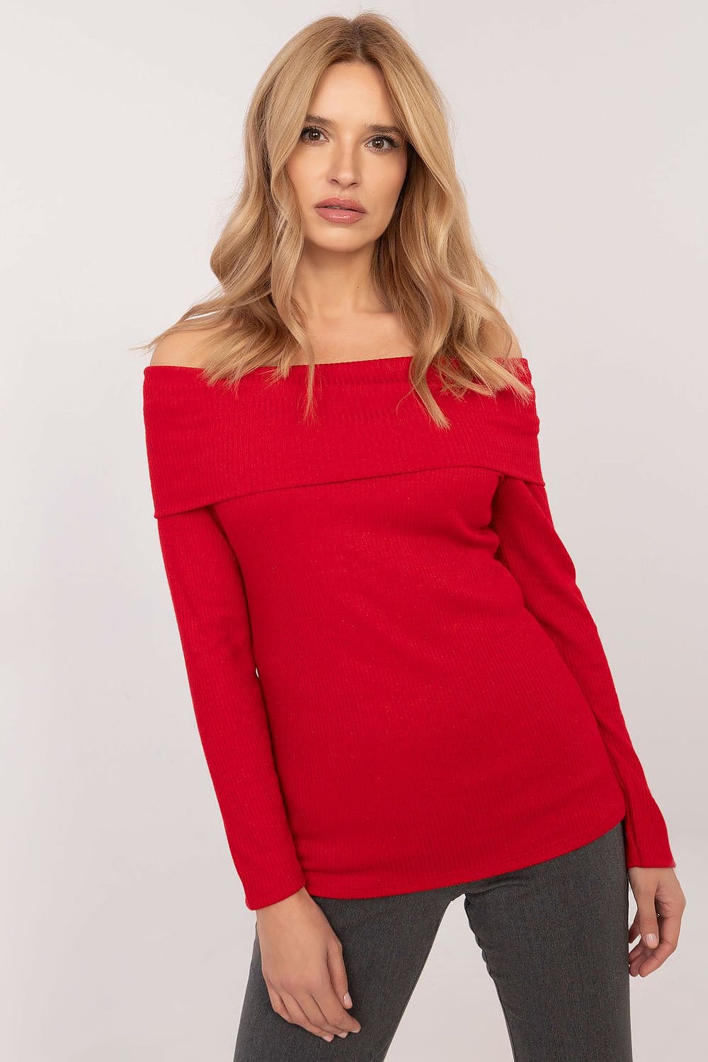 Schulterfreier Pullover | Femininer Chic | Elegante Lässigkeit